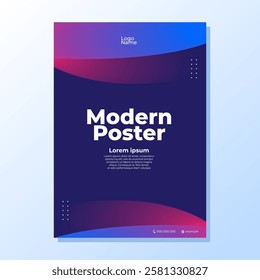 Modern poster design, flyer design
