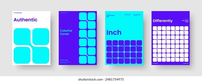 Modernes Plakatdesign. Geometrisches Hintergrundlayout. Vorlage des isolierten Berichts. Broschüre. Banner. Geschäftspräsentation. Flyer. Buchumschlag. Portfolio. Brande Identität. Merkblatt. Katalog. Broschüre