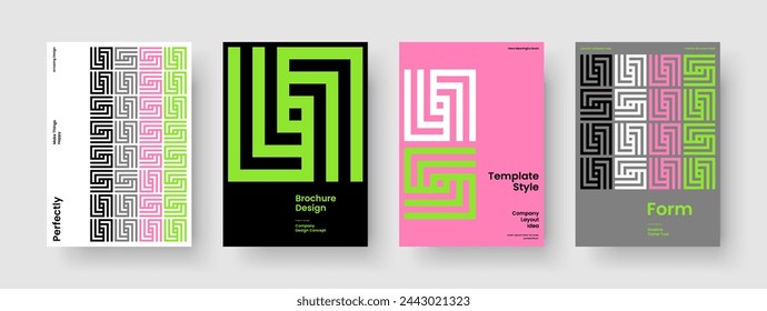 Diseño de póster moderno. Plantilla de portada de libro geométrico. Diseño de fondo abstracto. Presentación empresarial. Pancarta. Volante. Folleto. Informe. Publicidad. Cartera. Handbill. Folleto. Catálogo