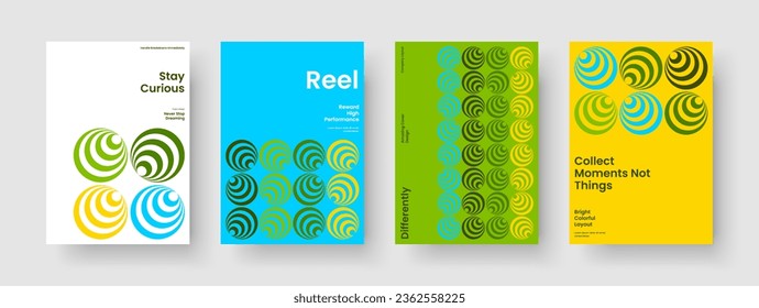 Diseño moderno de afiches. Plantilla de informe geométrico. Diseño de presentación empresarial aislado. Volante. Folleto. Antecedentes. Portada del libro. Cartel. Boletín informativo. Revista. Folleto. Cuaderno. Catálogo