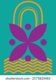 Modern poster geometric shape abstract background for design and creative, printable and easy to edit	