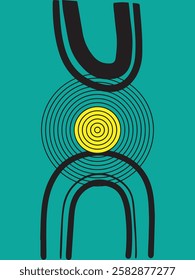 Modern poster geometric shape abstract background for design and creative, printable and easy to edit