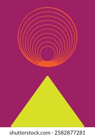 Modern poster geometric shape abstract background for design and creative, printable and easy to edit