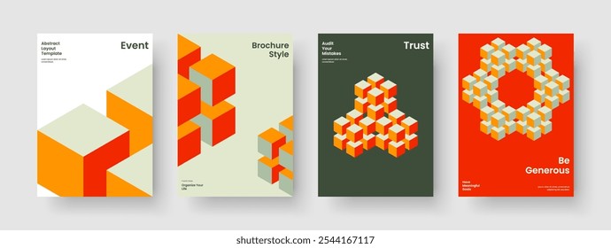 Diseño moderno del cartel. Plantilla de volante creativo. Diseño de folleto geométrico. Presentación de Negocios. Anuncio. Informe. Portada de libro. Antecedentes. Manual. Catálogo. Cuaderno. Diario. Cartera