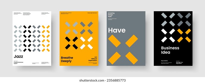 Modernes Plakatlayout. Geometrische Hintergrundvorlage. Abstraktes Berichtsdesign. Buchcover. Flyer. Banner. Geschäftsvorführung. Broschüre. Markenidentität. Handbrief. Notebook. Newsletter. Katalog