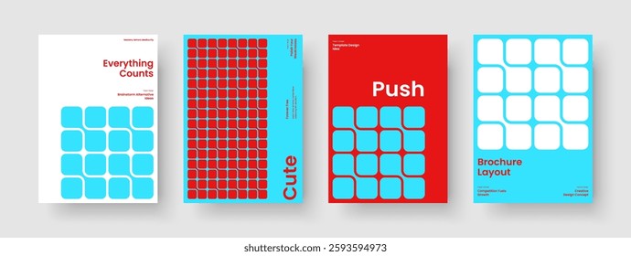 Modern Poster Layout. Geometric Book Cover Design. Isolated Banner Template. Brochure. Flyer. Report. Business Presentation. Background. Magazine. Advertising. Journal. Leaflet. Newsletter