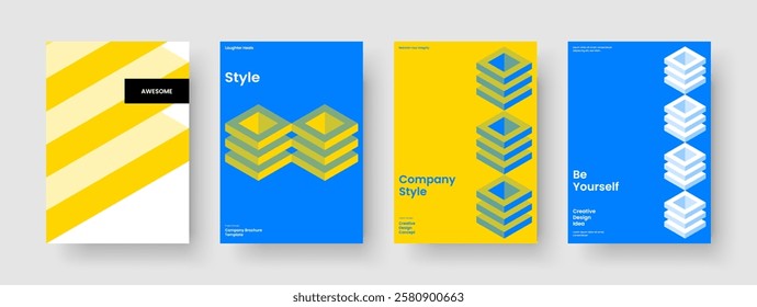 Modern Poster Layout. Geometric Brochure Design. Isolated Banner Template. Book Cover. Background. Flyer. Report. Business Presentation. Catalog. Portfolio. Handbill. Notebook. Leaflet. Newsletter