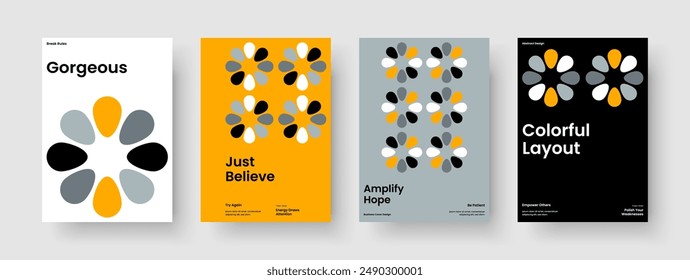Diseño de póster moderno. Diseño de informe geométrico. Plantilla de fondo creativo. Folleto. Volante. Presentación empresarial. Portada del libro. Anuncio. Cartera. Identidad de marca. Prospecto. Publicidad. Folleto