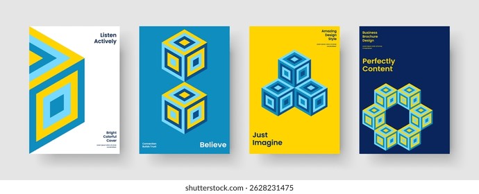 Diseño moderno del cartel. Diseño de portada de libro aislado. Plantilla de folleto geométrico. Volante. Informe. Antecedentes. Anuncio. Presentación de Negocios. Diario. Cartera. Cuaderno. Manual. Catálogo. Boletín de noticias