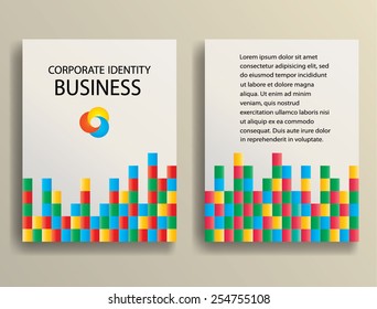 Modern Poster . Layout Magazine Design . 