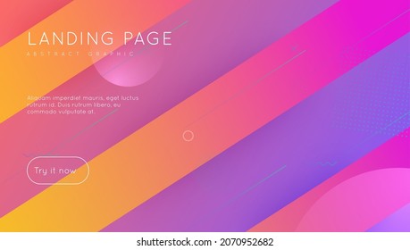 Modern Poster. Purple Mobile Background. Minimal Website. Color Digital Layout. Wave Landing Page. Plastic Page. Geometric Design. Technology Composition. Magenta Modern Poster