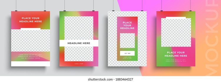 Modern poster template. Easy to adapt to brochure, annual report, magazine, poster, card, corporate presentation, portfolio, flyer, banner, website, app