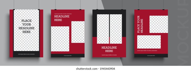Modern poster template. Easy to adapt to brochure, annual report, magazine, poster, card, corporate presentation, portfolio, flyer, banner, website, app