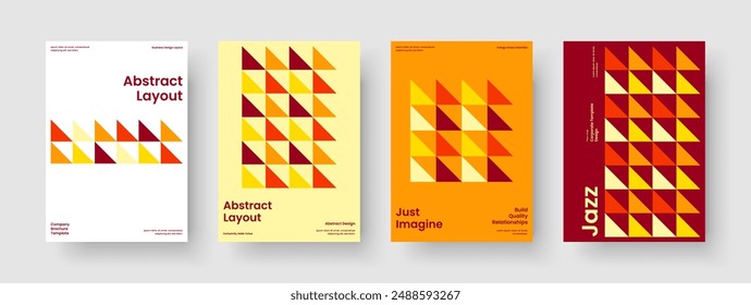 Plantilla de póster moderna. Diseño de fondo geométrico. Diseño de informes creativos. Presentación empresarial. Portada del libro. Anuncio. Folleto. Volante. Handbill. Cuaderno. Cartera. Boletín informativo. Catálogo