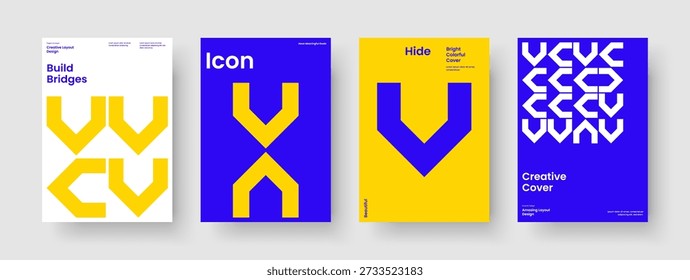 Modelo de Cartaz Moderno. Layout de capa de livro geométrico. Design abstrato de apresentação de negócios. Fundo. Brochura. Relatório. Folheto. Estandarte. Caderno. Publicidade. Revista. Diário. Identidade da marca