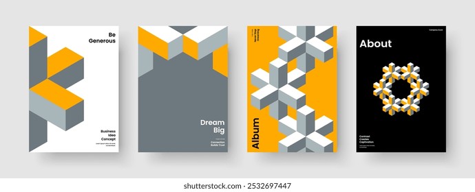 Modern Poster Template. Geometric Report Layout. Isolated Book Cover Design. Banner. Brochure. Background. Flyer. Business Presentation. Pamphlet. Newsletter. Brand Identity. Catalog. Portfolio