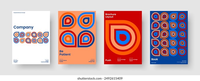 Plantilla de póster moderna. Diseño de folleto aislado. Diseño de presentación de negocios creativos. Informe. Volante. Anuncio. Antecedentes. Portada del libro. Boletín informativo. Revista. Diario. Cartera. Catálogo. Folleto