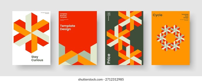 Plantilla de póster moderna. Diseño de informe aislado. Diseño de fondo geométrico. Anuncio. Volante. Presentación de Negocios. Folleto. Portada de libro. Cuaderno. Identidad de marca. Boletín informativo. Catálogo. Publicidad