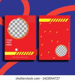 Modern poster for website and print