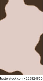 Modern potrait abstract background aesthetic for design, concept, template promotion web banner and advertising. Minimalist cute aesthetic background boho earth tone colors