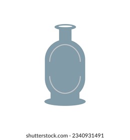 Modern pottery shape recolorable vector element