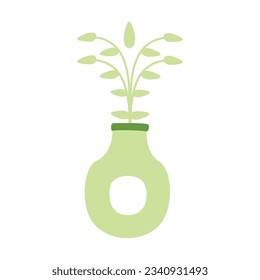 Modern pottery shape recolorable vector element