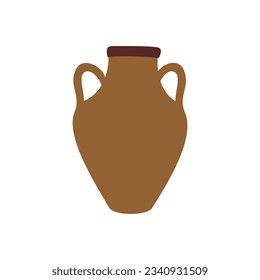 Modern pottery shape recolorable vector element