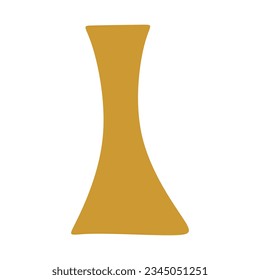 Modern pottery shape recolorable vector element