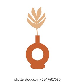 Elemento colorablevector de forma de cerámica moderna
