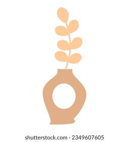 Elemento colorablevector de forma de cerámica moderna