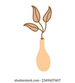 Elemento colorablevector de forma de cerámica moderna