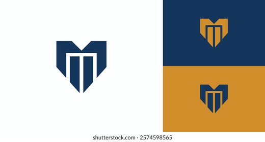  Modern and powerfull M logo design