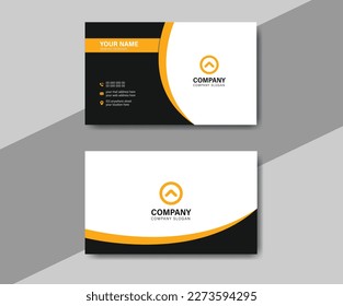 Modern premium abstract business card layout design