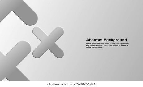 Modern premium abstract geometric shape background 