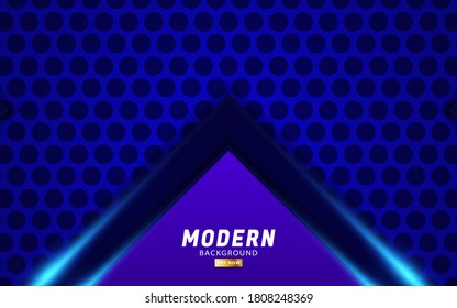 modern premium blue future background banner design,in circle pattern texture.