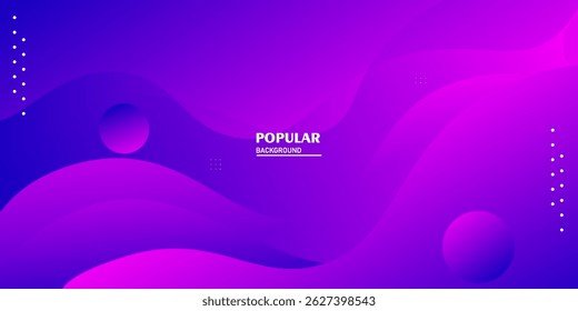 Modern premium blue and purple wave gradient background design pattern. Vector eps10