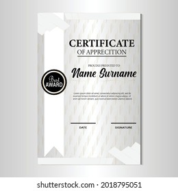 Diseño moderno de plantillas de certificado premium. Plantilla de Diploma Única. Diseño moderno. Listo Para Imprimir.