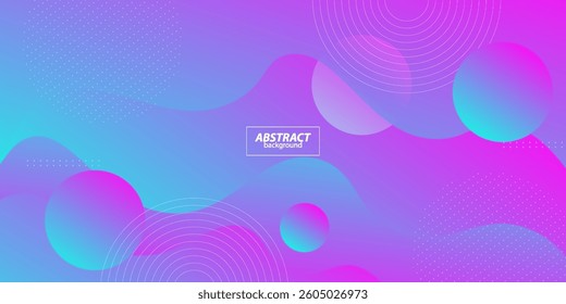 Modern premium geometric blue and pink gradient background template design. Design with bright colors. Vector eps10