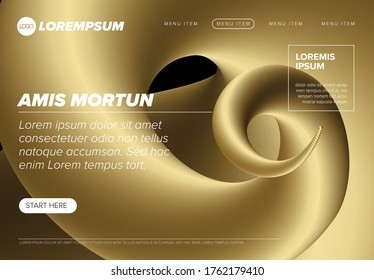 Modern premium landing web page template