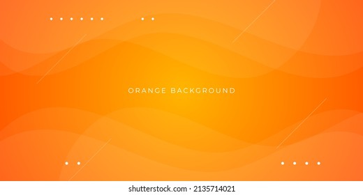 Modern premium orange background design template. Eps10 vector