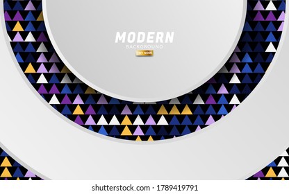 abstrakter, moderner, Premium-weißer Hintergrund-Banner