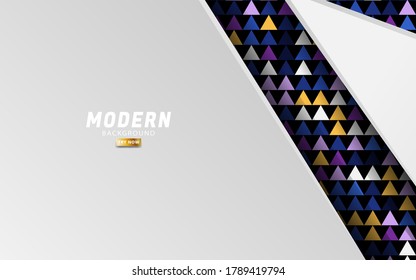 modern premium white shape abstract vector background banner design