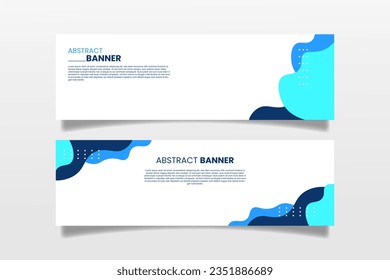 Modern presentation banner template design