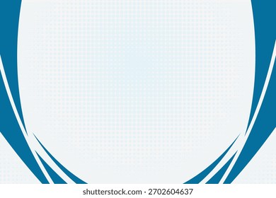 Modernes Präsentationskartendesign mit gebogener Ozeanform und Halbton