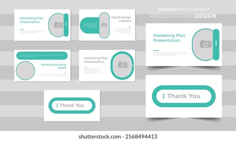 Modern Presentation Layout with Blue Elements. company power point presentation report Corporate Business power point presentation template power point slide.