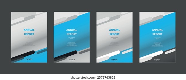 Modern presentation slide templates. Infographic elements template set for web, print, annual report brochure, magazine, business flyer leaflet marketing and advertising template. Vector Illustration.