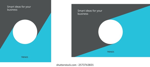 Modern presentation slide templates. Infographic elements template set for web, print, annual report brochure, magazine, business flyer leaflet marketing and advertising template. Vector Illustration.