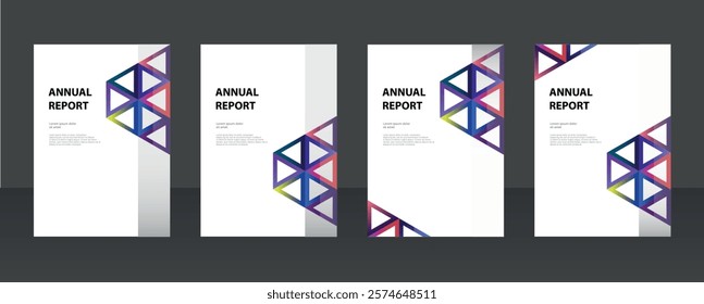 Modern presentation slide templates. Infographic elements template set for web, print, annual report brochure, magazine, business flyer leaflet marketing and advertising template. Vector Illustration.