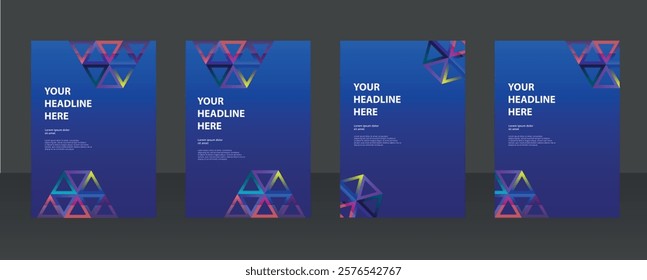 Modern presentation slide templates. Infographic elements template set for web, print, annual report brochure, magazine, business flyer leaflet marketing and advertising template. Vector Illustration.