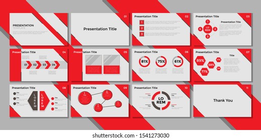Modern Presentation Template for Business company. Vector Illustration. Editable Text and Color. EPS 10